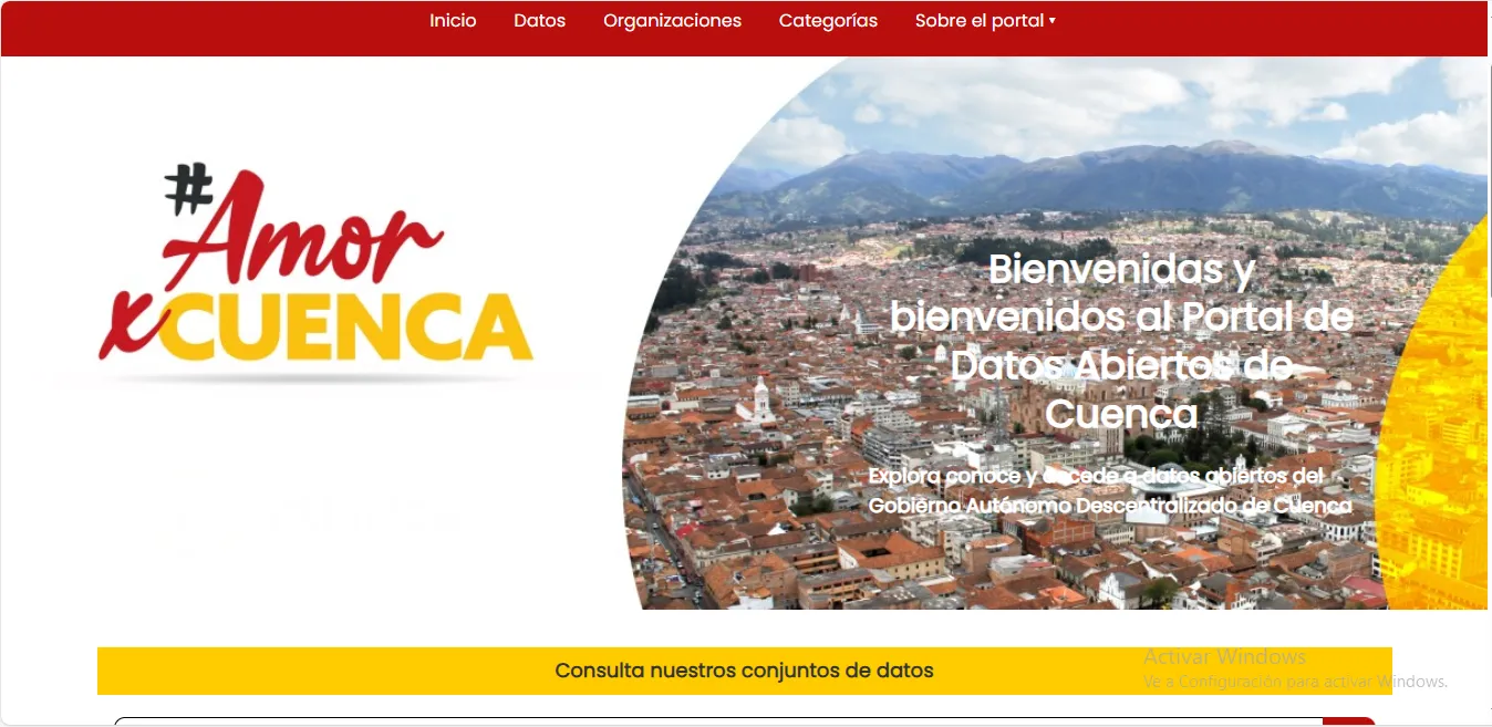 Portal de Datos Abiertos «Cuenca en Datos»