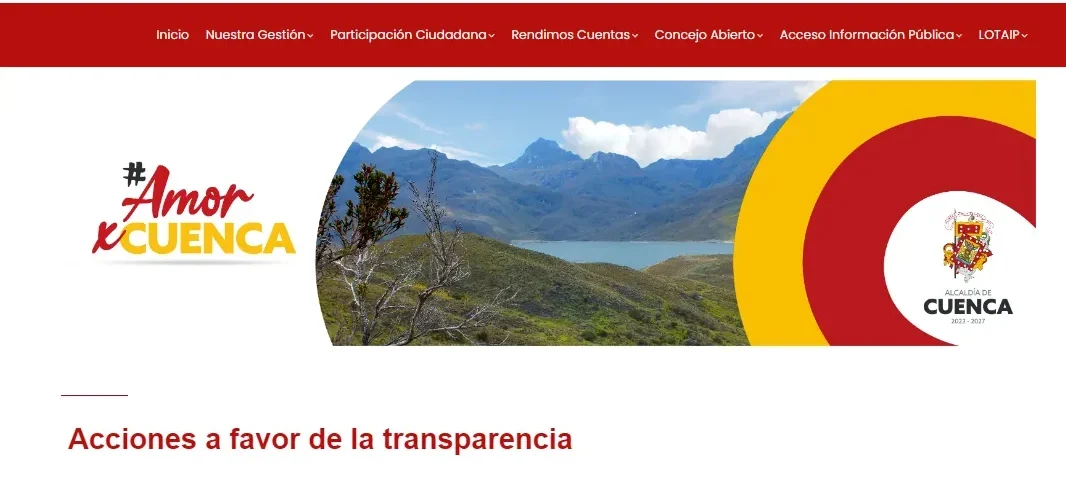 Portal “Transparencia Cuenca”